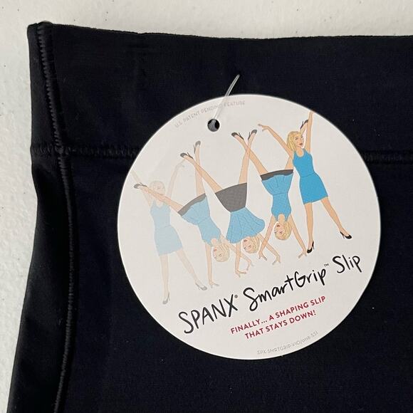 Spanx Half Slip Women's XS Black SmartGrip Tummy Control Sculpting Shapewear NWT - Picture 5 of 14